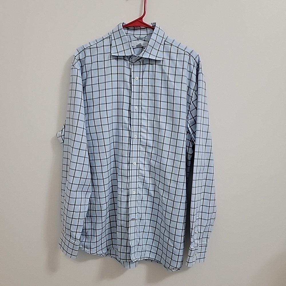Blue Checkered Men's Shirt